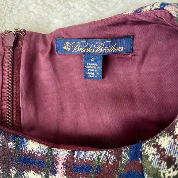 Brooks Brothers Abstract Print Sheath Dress - Picture 3 of 5